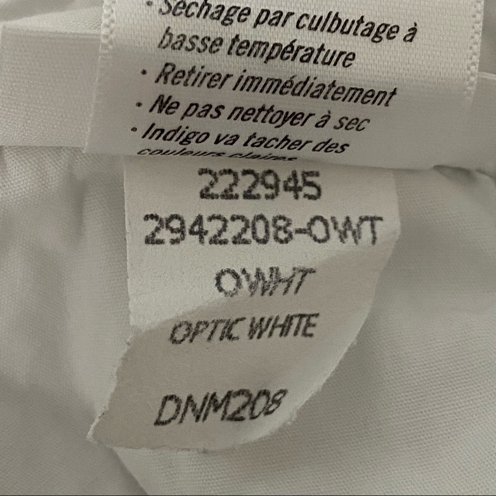 Paige Skyline Crop Skinny Jeans Optic White 26 - Picture 13 of 13